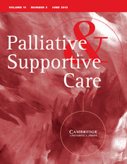 Journal Palliative & Supportive Care